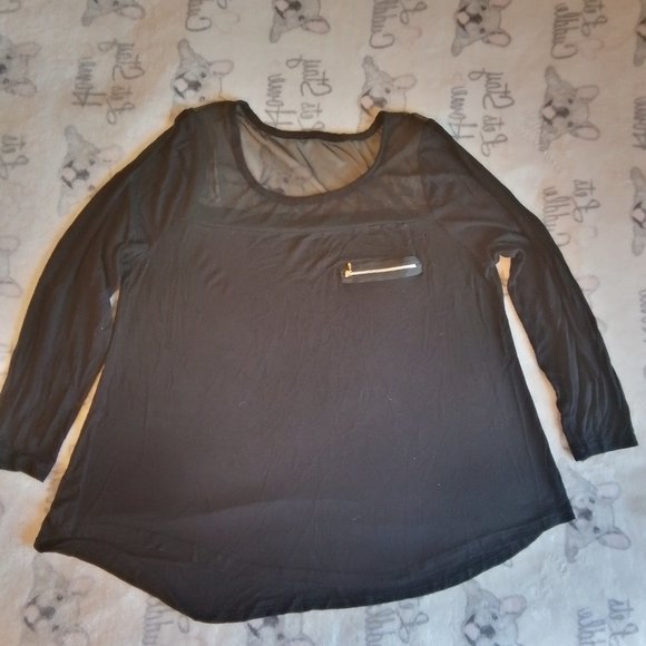 Tops - Black long sleeve tunic